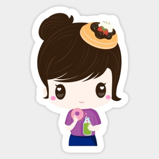 Breakfast Too Sticker